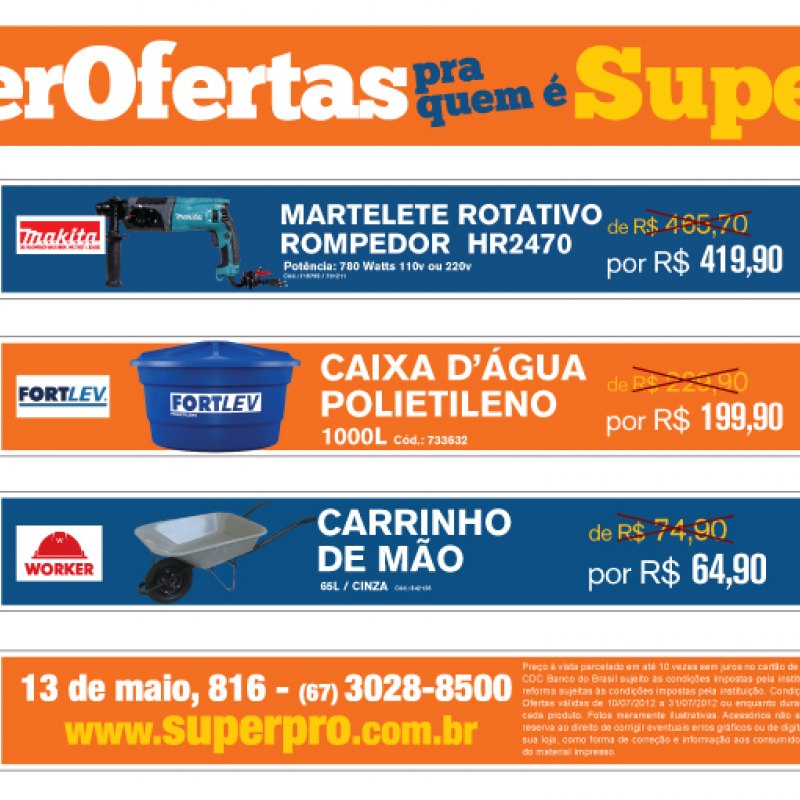 Banner régua ofertas